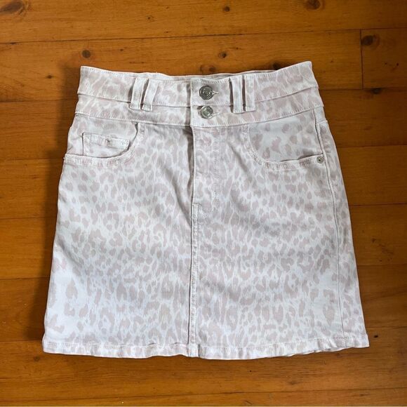 Current Elliot Skirt Leopard Rose 24 - Picture 6 of 8